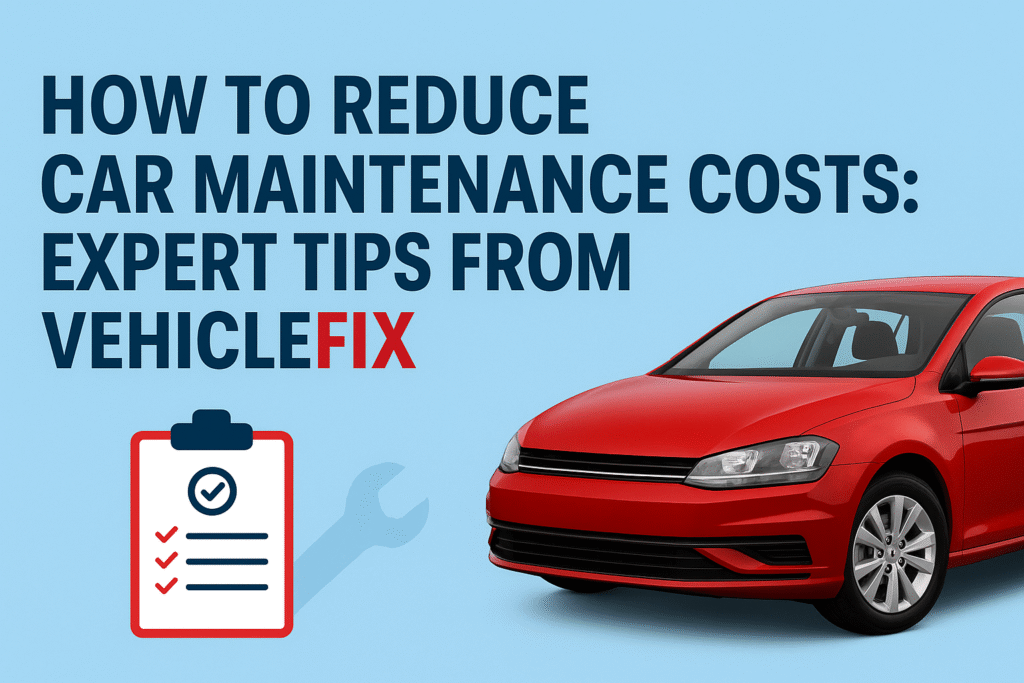 How to Reduce Car Maintenance Costs