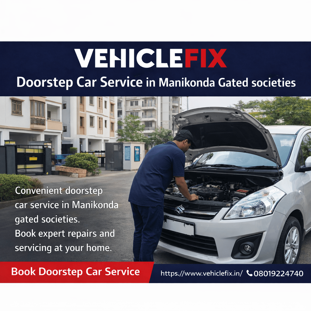 Doorstep Car Service in Manikonda Gated Communities