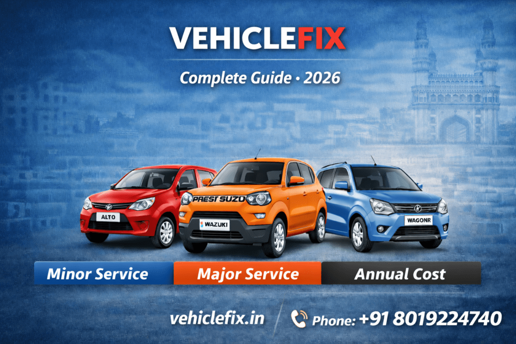 Maruti Suzuki door step car service near me in Hyderabad