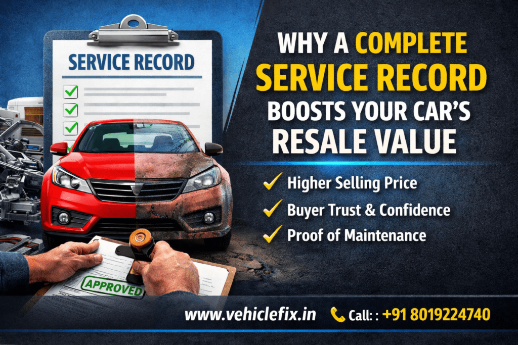 car service record checklist for better resale price