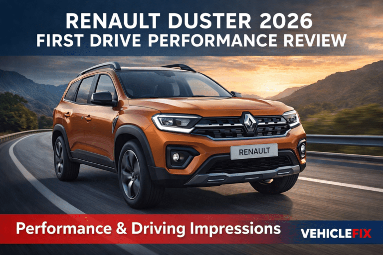 Renault Duster 2026 First Drive Performance Review Vehicl