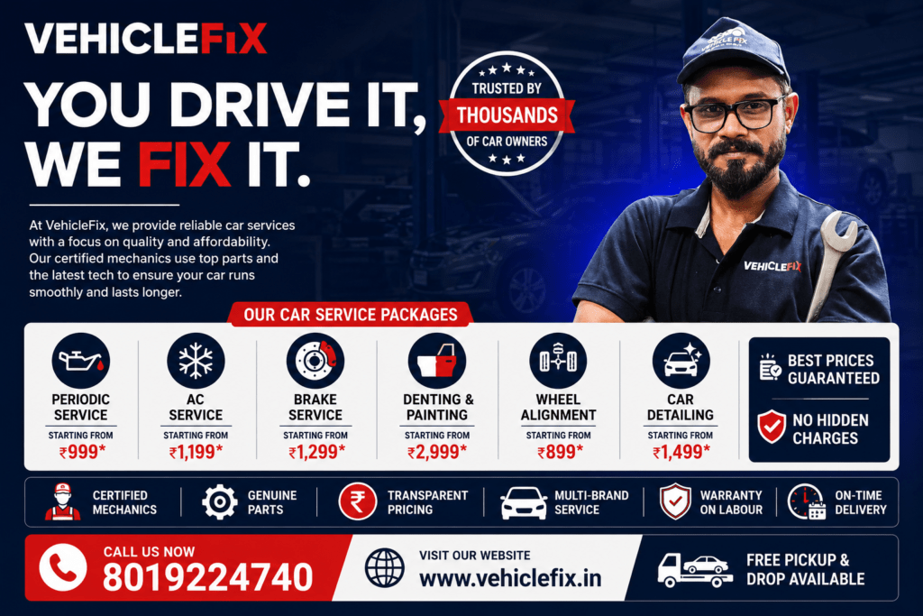 Car Service Price Lists in Hyderabad | Car Service Packages