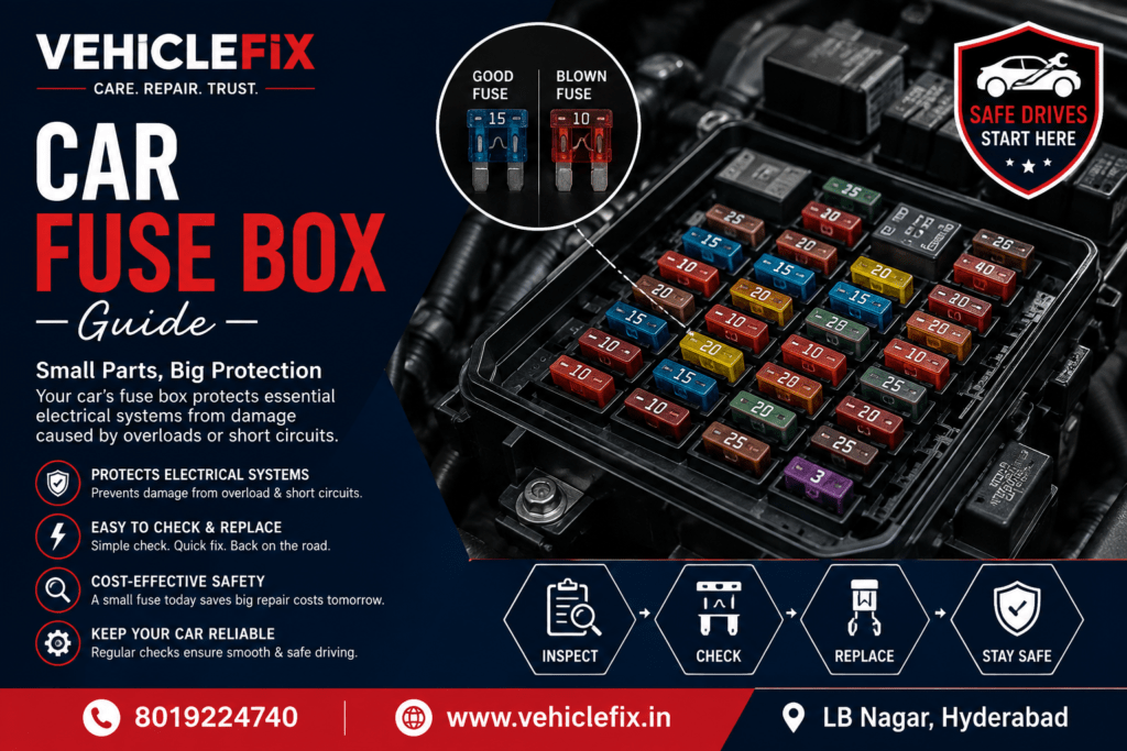 Car Fuse Box Maintenance | Car Electrical Repair Hyderabad