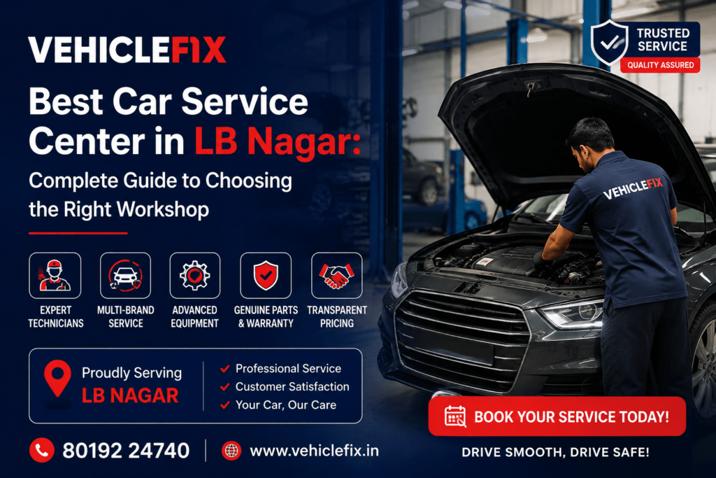 Affordable Car Service center in LB Nagar