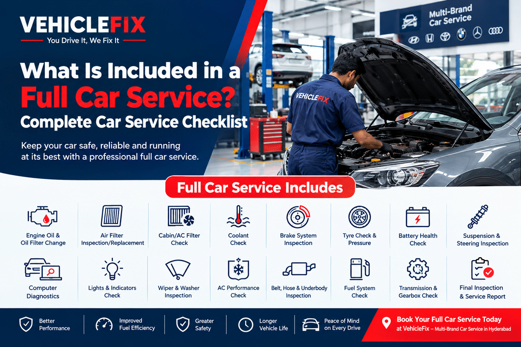 where can i get full car service in hyderabad