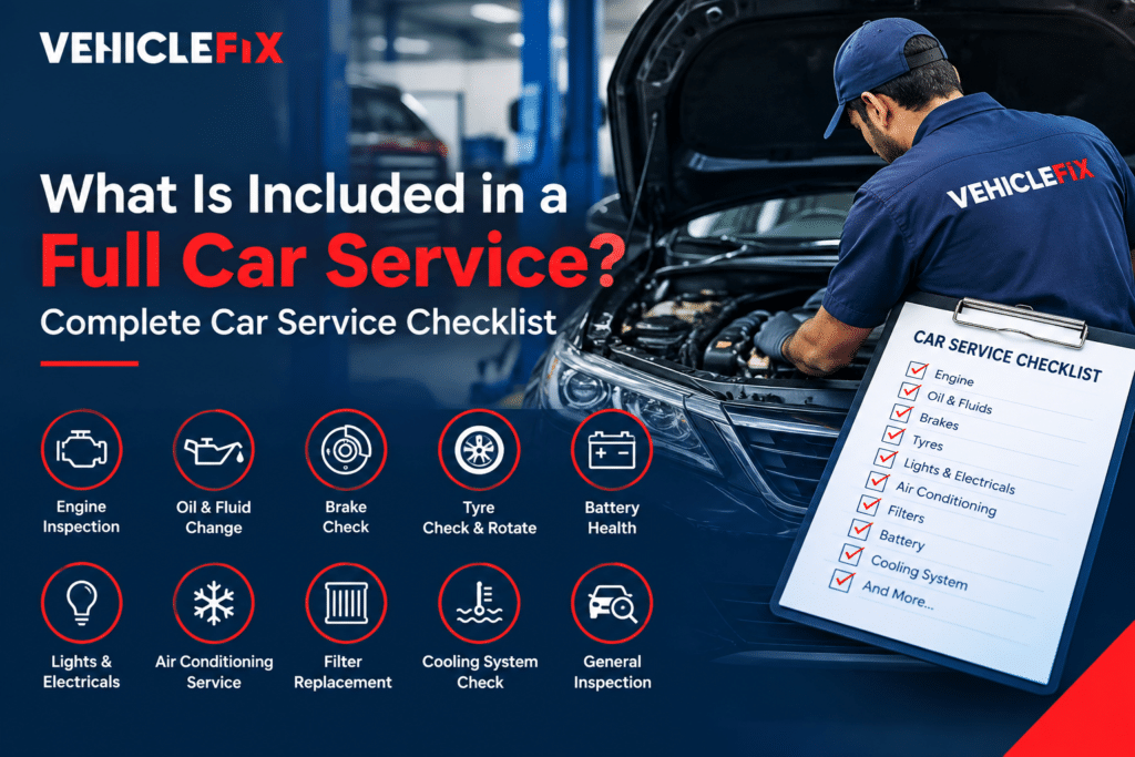 full car service checklist for cars