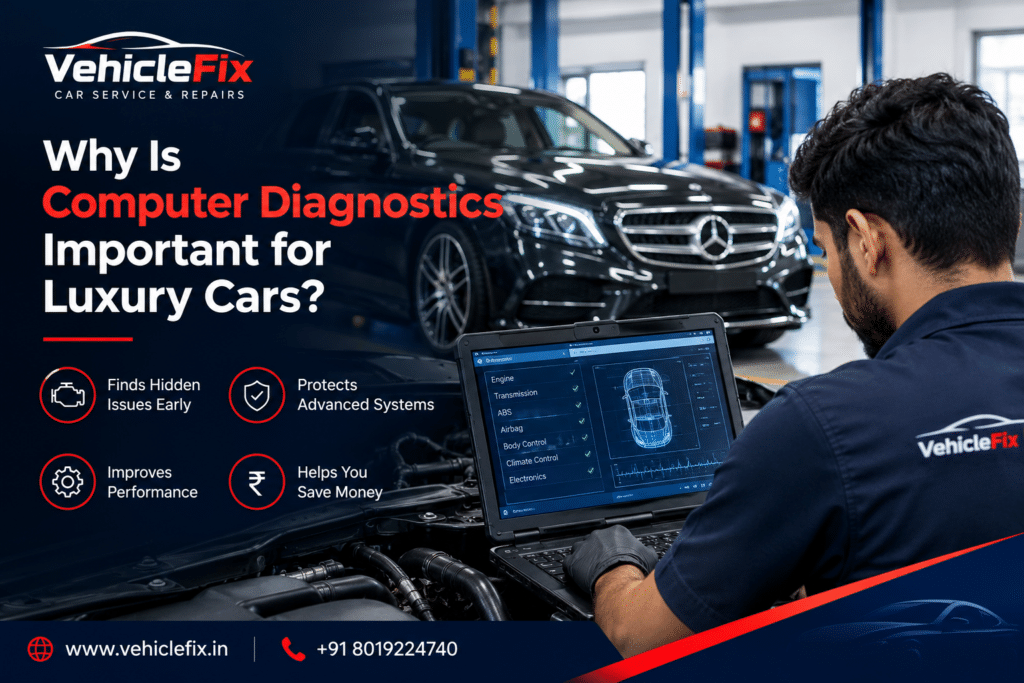 luxury car diagnostic scan in hydeabad